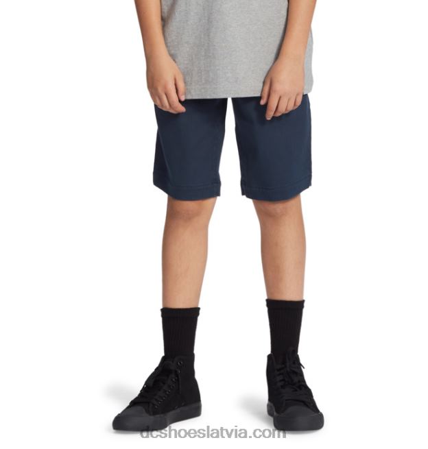 N008N519 zēnu strādnieku atvieglinātas formas čino šorti jūras žakete DC Shoes