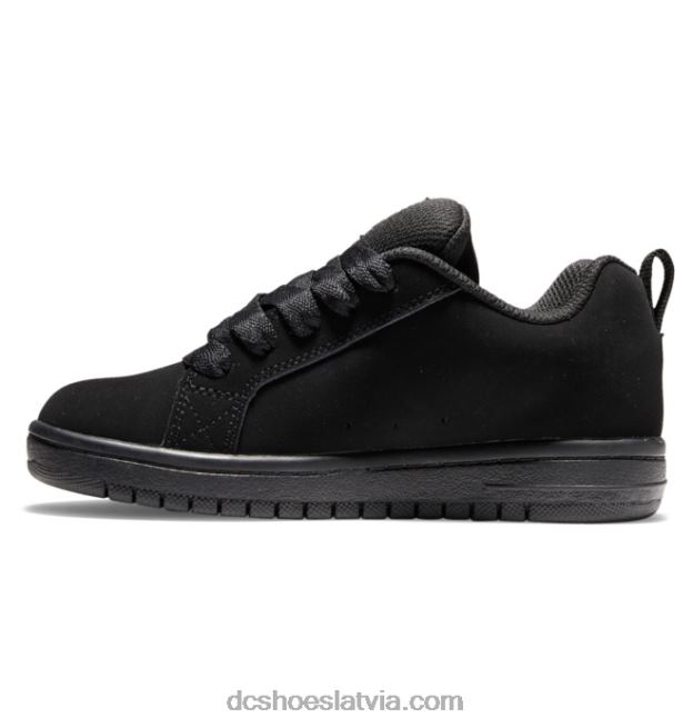N008N535 bērnu laukuma grafiķa apavi melns/liesmas DC Shoes