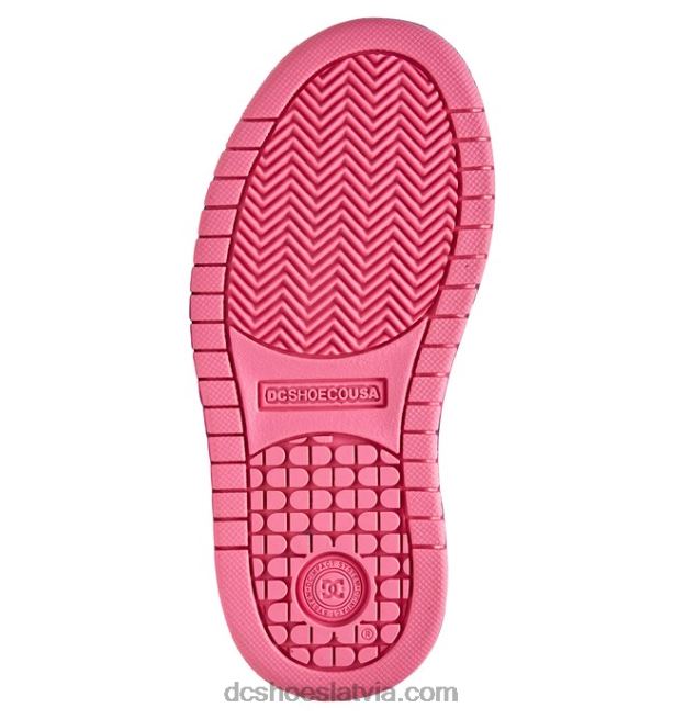 N008N537 bērnu laukuma grafiķa apavi melns/rozā DC Shoes