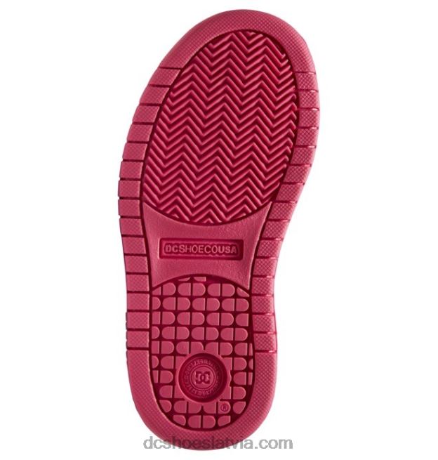 N008N544 bērnu laukuma grafiķa apavi melns/rozā trafarets DC Shoes