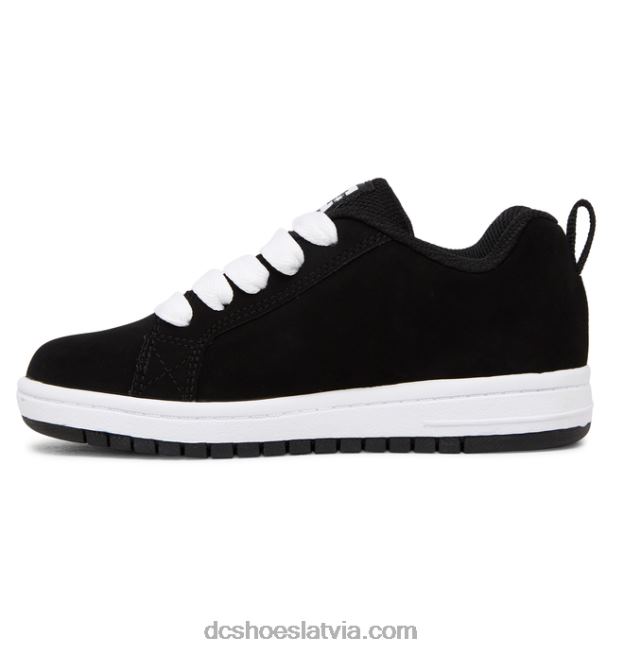 N008N568 bērnu laukuma grafiķa apavi melns balts DC Shoes