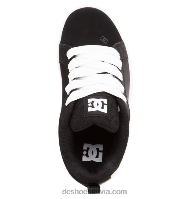 N008N568 bērnu laukuma grafiķa apavi melns balts DC Shoes