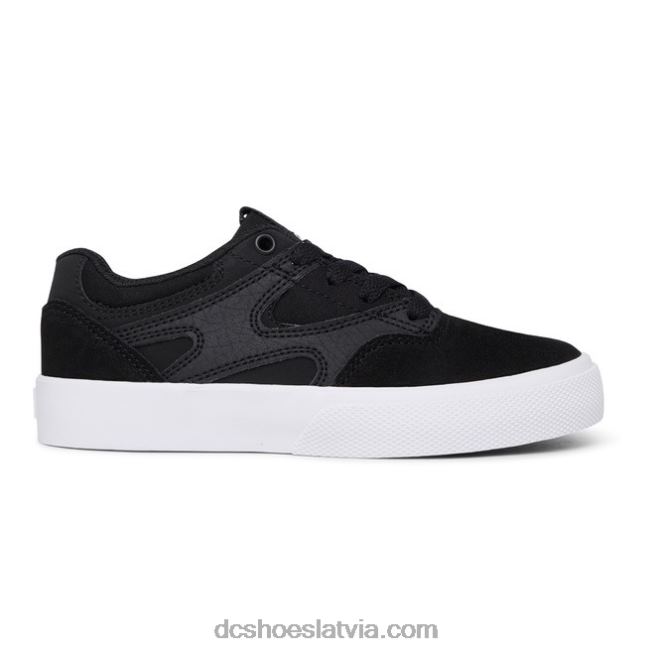 N008N557 bērnu kalis vulc kurpes melns balts DC Shoes