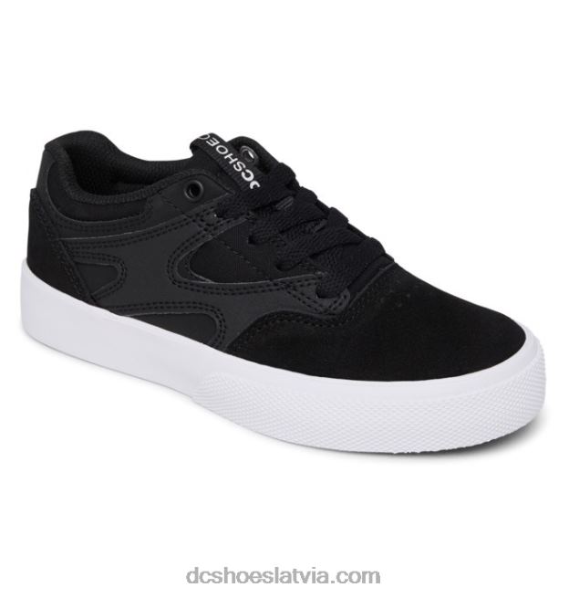 N008N557 bērnu kalis vulc kurpes melns balts DC Shoes
