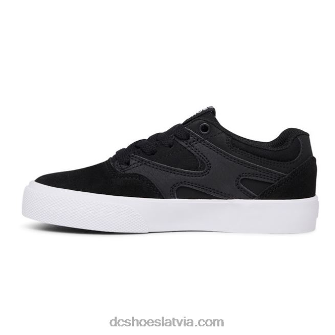 N008N557 bērnu kalis vulc kurpes melns balts DC Shoes