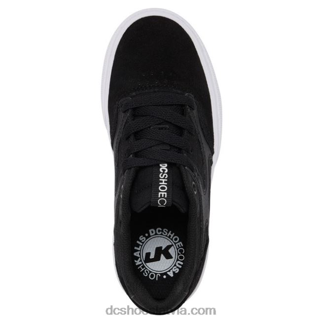 N008N557 bērnu kalis vulc kurpes melns balts DC Shoes