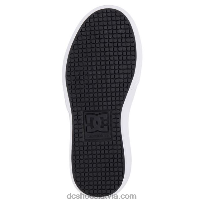 N008N557 bērnu kalis vulc kurpes melns balts DC Shoes