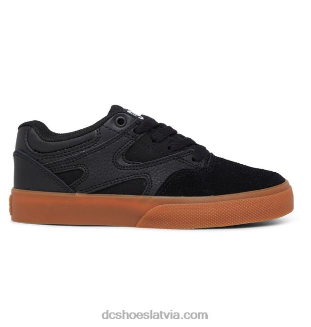 N008N558 bērnu kalis vulc kurpes melns/gumija DC Shoes