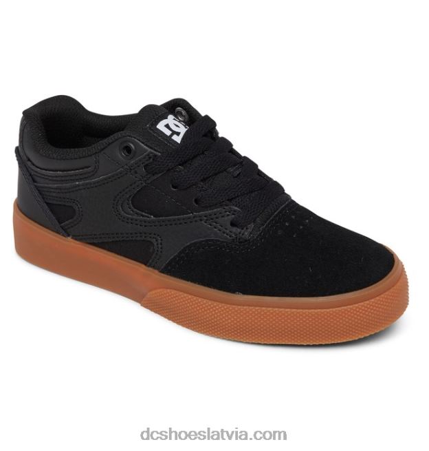 N008N558 bērnu kalis vulc kurpes melns/gumija DC Shoes