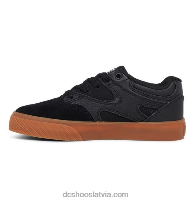 N008N558 bērnu kalis vulc kurpes melns/gumija DC Shoes