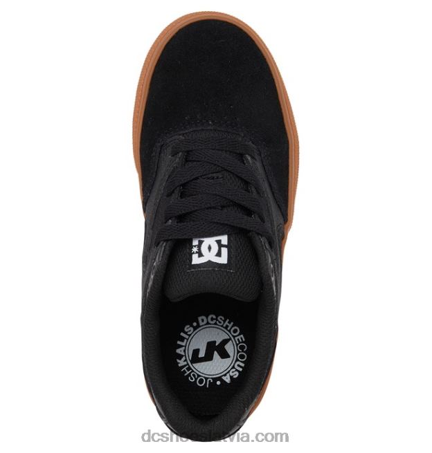 N008N558 bērnu kalis vulc kurpes melns/gumija DC Shoes