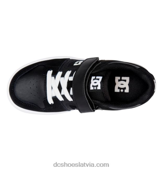 N008N572 bērnu manteca 4 elastīgas mežģīņu kurpes melns balts DC Shoes