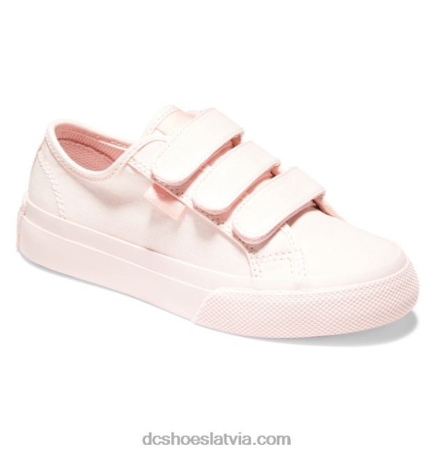 N008N512 bērnu rokas velcro apavi gaiši rozā DC Shoes