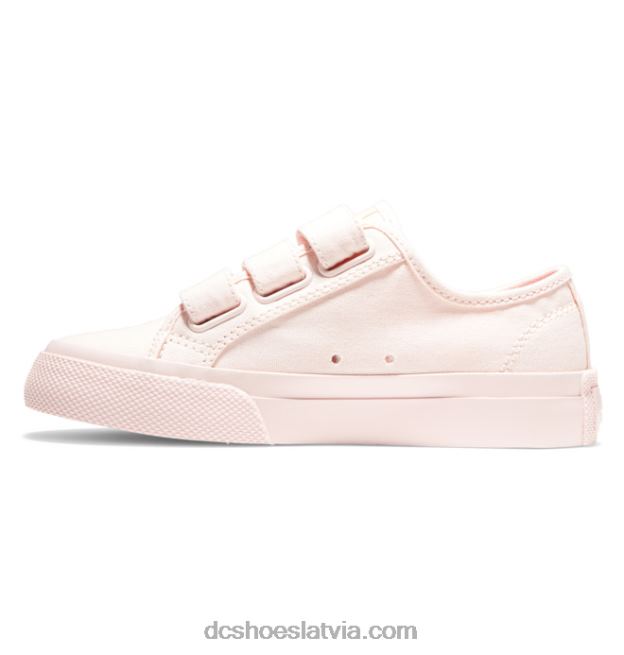 N008N512 bērnu rokas velcro apavi gaiši rozā DC Shoes