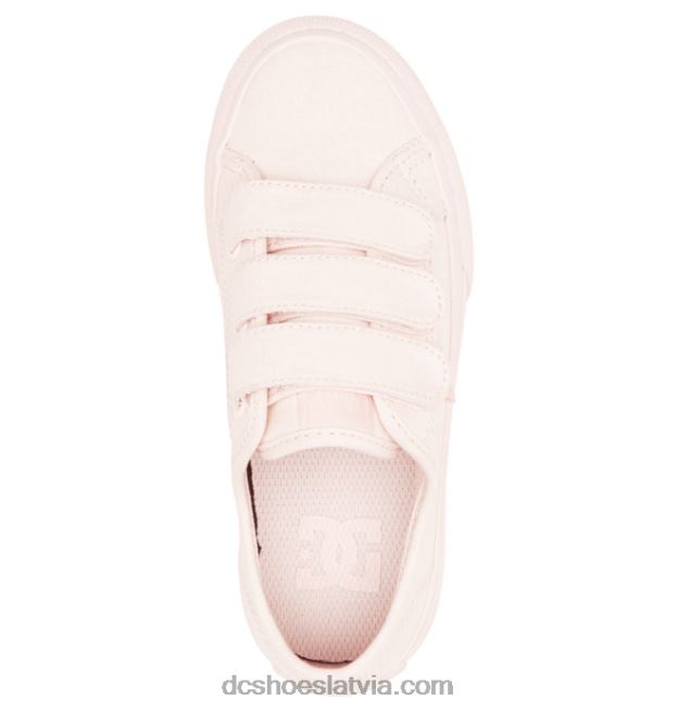 N008N512 bērnu rokas velcro apavi gaiši rozā DC Shoes