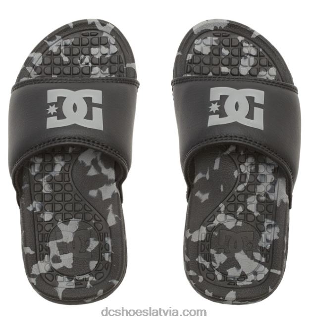N008N507 bērnu bolsa slidkalniņi melns/pelēks DC Shoes