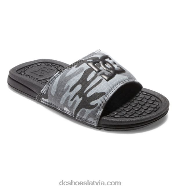 N008N525 bolsa - sandales zēniem pelēks kamīns DC Shoes