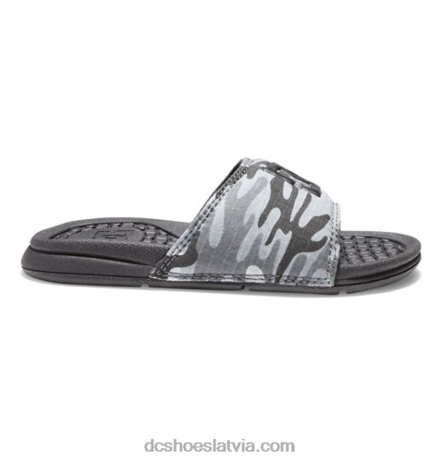 N008N525 bolsa - sandales zēniem pelēks kamīns DC Shoes