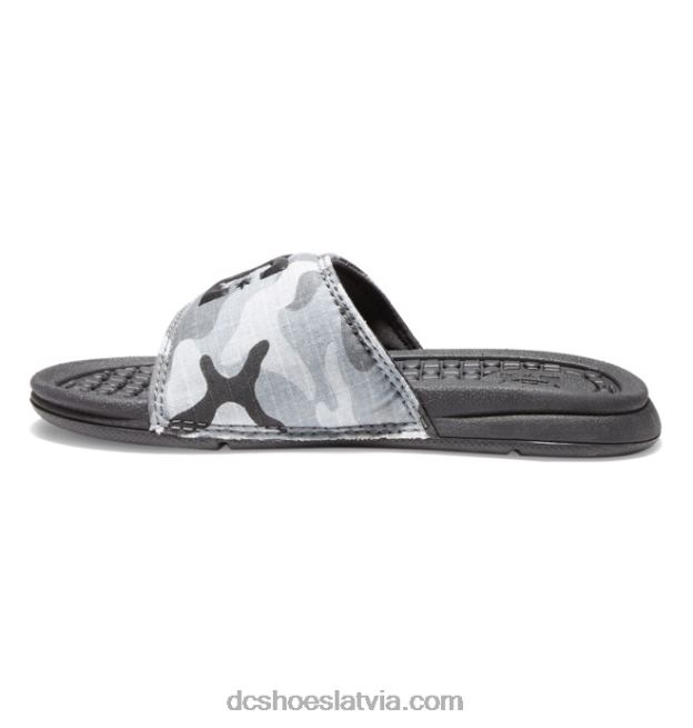 N008N525 bolsa - sandales zēniem pelēks kamīns DC Shoes