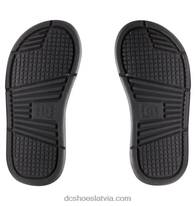 N008N525 bolsa - sandales zēniem pelēks kamīns DC Shoes