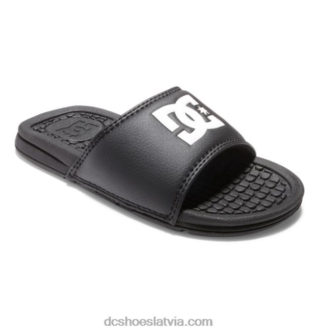 N008N536 bolsa - sandales zēniem melns balts DC Shoes