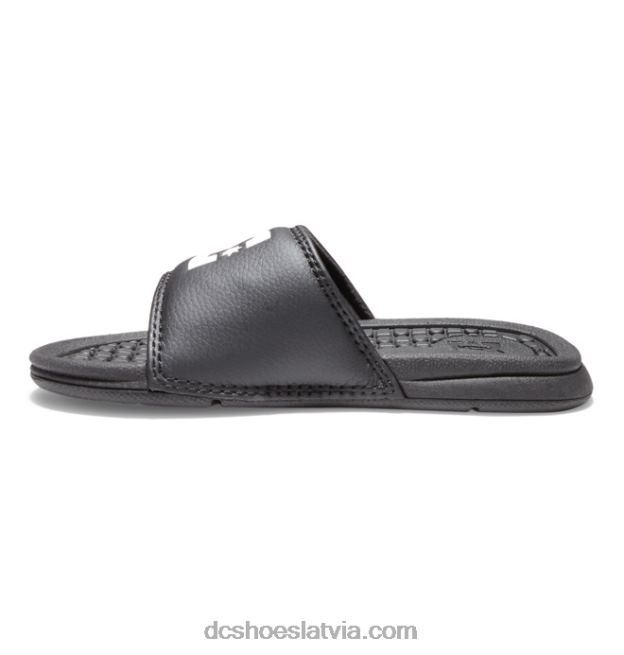 N008N536 bolsa - sandales zēniem melns balts DC Shoes