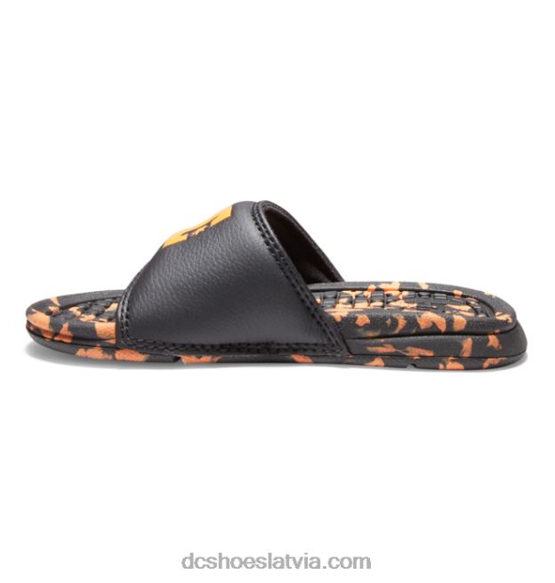 N008N548 bolsa - sandales zēniem melns/oranžs DC Shoes
