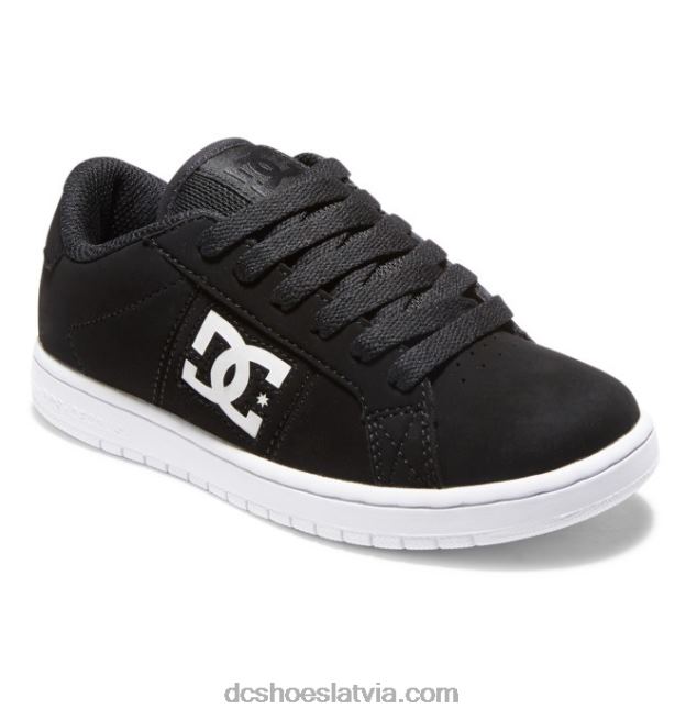 N008N514 bērnu uzbrucēju kurpes melns balts DC Shoes