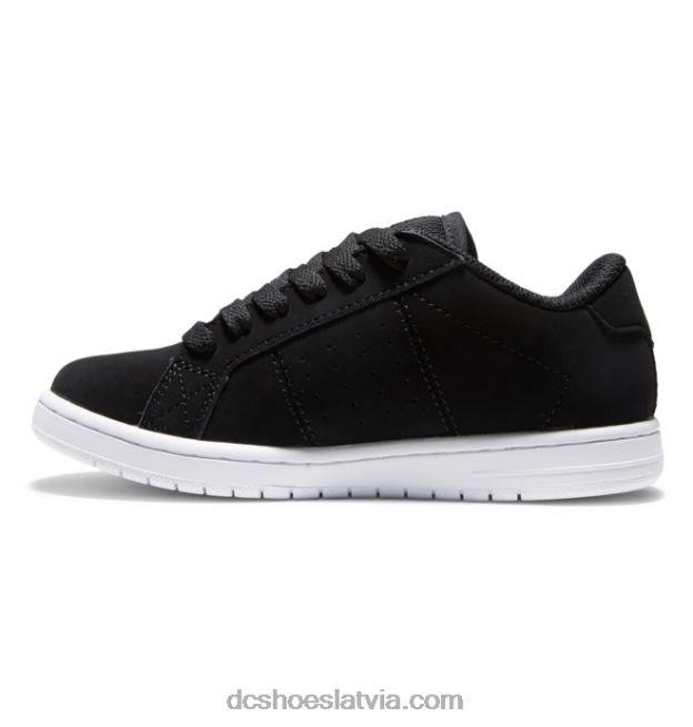 N008N514 bērnu uzbrucēju kurpes melns balts DC Shoes