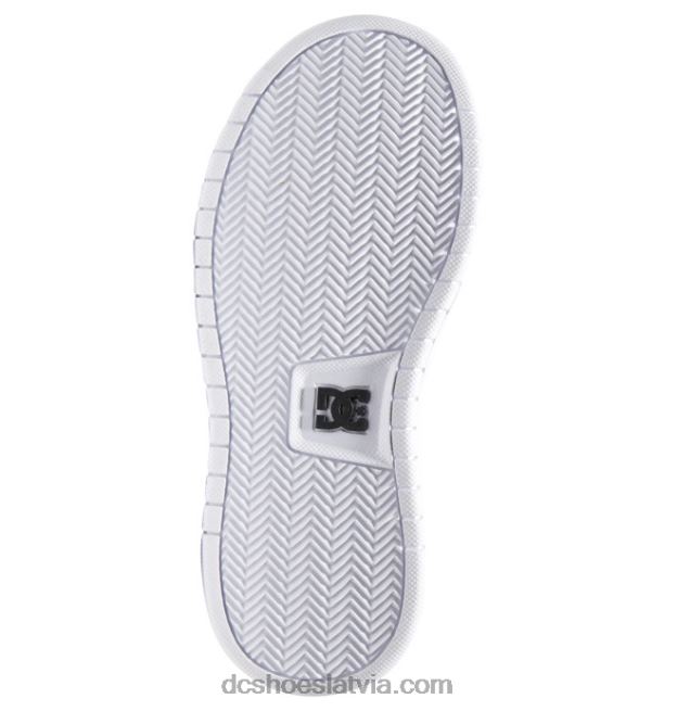 N008N514 bērnu uzbrucēju kurpes melns balts DC Shoes