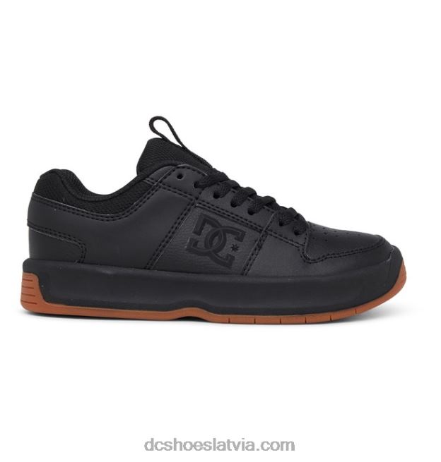 N008N521 bērnu lūša zero kurpes melns/gumija DC Shoes