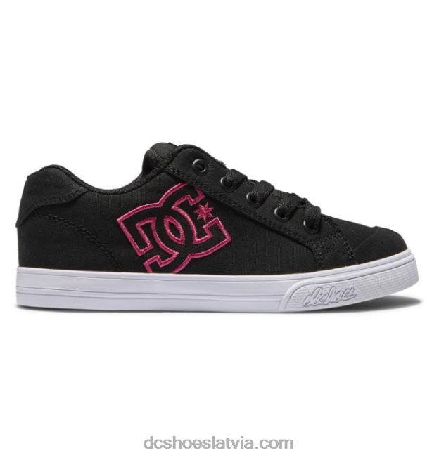 N008N528 bērnu chelsea apavi melns/rozā trafarets DC Shoes