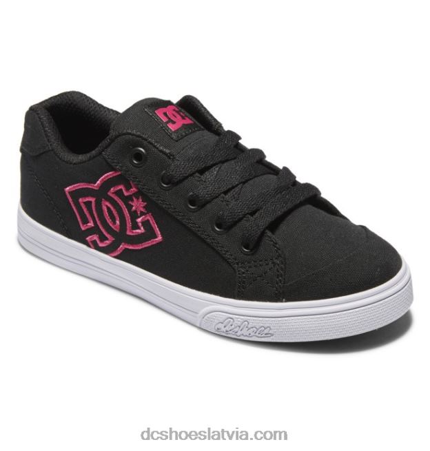 N008N528 bērnu chelsea apavi melns/rozā trafarets DC Shoes