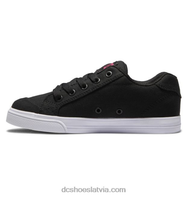 N008N528 bērnu chelsea apavi melns/rozā trafarets DC Shoes