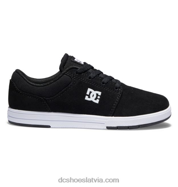 N008N559 bērnu krīze 2 kurpes melns balts DC Shoes