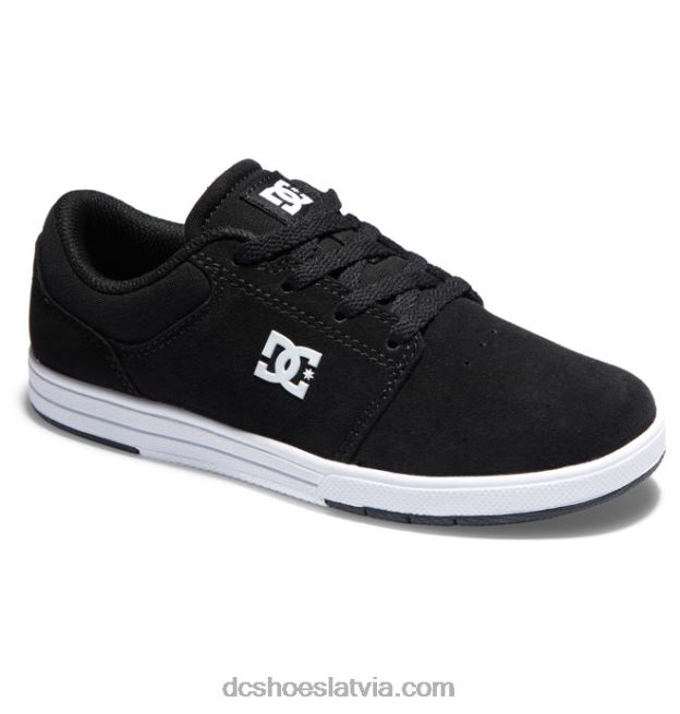 N008N559 bērnu krīze 2 kurpes melns balts DC Shoes