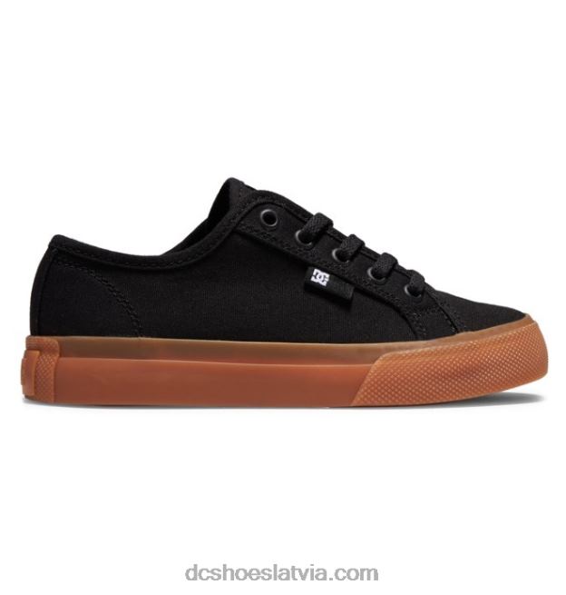 N008N560 bērnu manuālie apavi melns/gumija DC Shoes