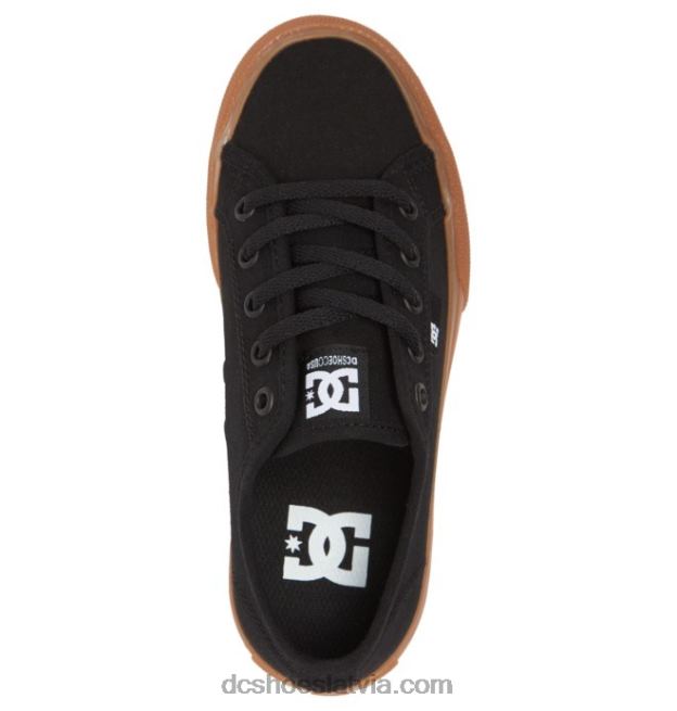 N008N560 bērnu manuālie apavi melns/gumija DC Shoes