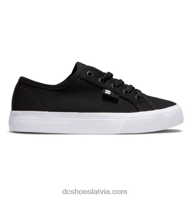 N008N564 bērnu manuālie apavi melns balts DC Shoes