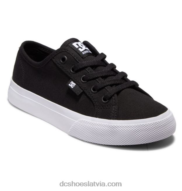 N008N564 bērnu manuālie apavi melns balts DC Shoes