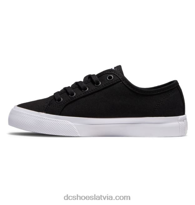 N008N564 bērnu manuālie apavi melns balts DC Shoes