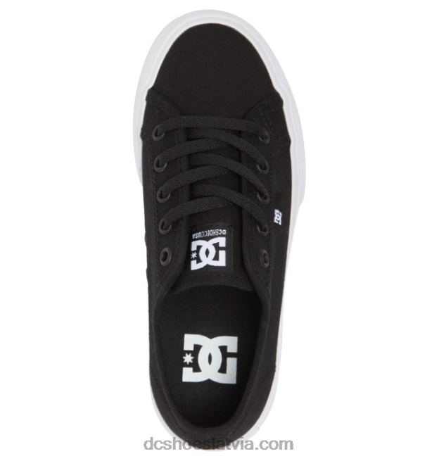 N008N564 bērnu manuālie apavi melns balts DC Shoes