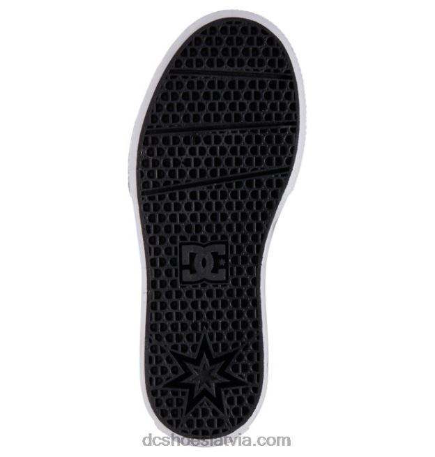 N008N564 bērnu manuālie apavi melns balts DC Shoes