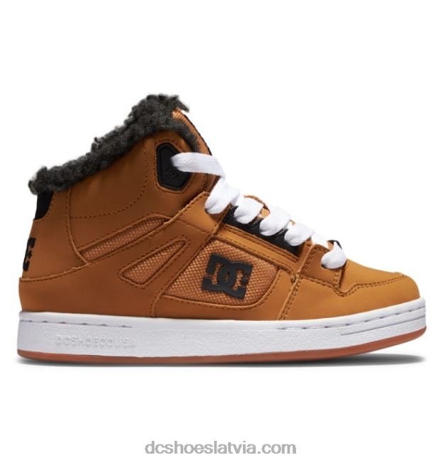 N008N520 tīri ziemas apavi bērniem brūns/kvieši DC Shoes