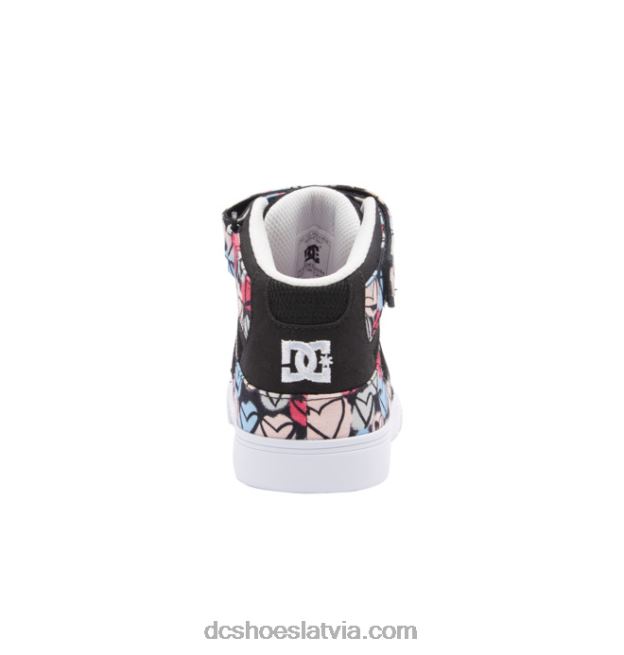 N008N531 pure hi ev - augstas augšdaļas apavi meitenēm melns/multi DC Shoes