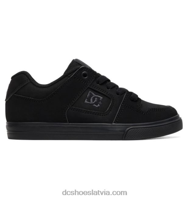N008N540 pure - apavi zēniem melns/pirātu melns DC Shoes