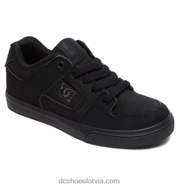 N008N540 pure - apavi zēniem melns/pirātu melns DC Shoes