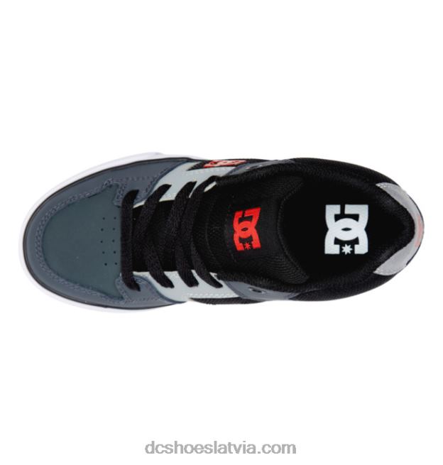 N008N549 tīri bērnu apavi ar vidu melns/pelēks/balts DC Shoes