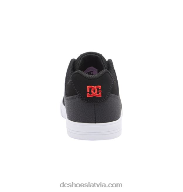 N008N555 tīri elastīgi - uzvelkami apavi zēniem sarkans/pelēks DC Shoes
