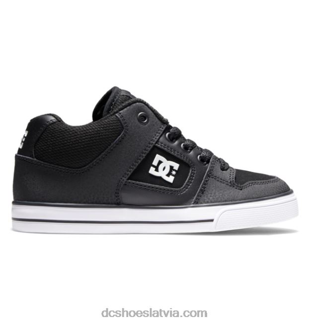 N008N556 tīri bērnu apavi ar vidu melns balts DC Shoes